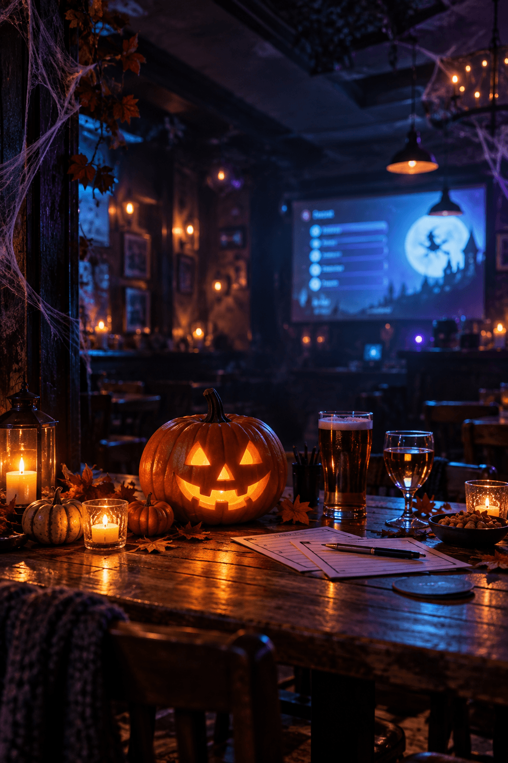 Halloween pub quiz night